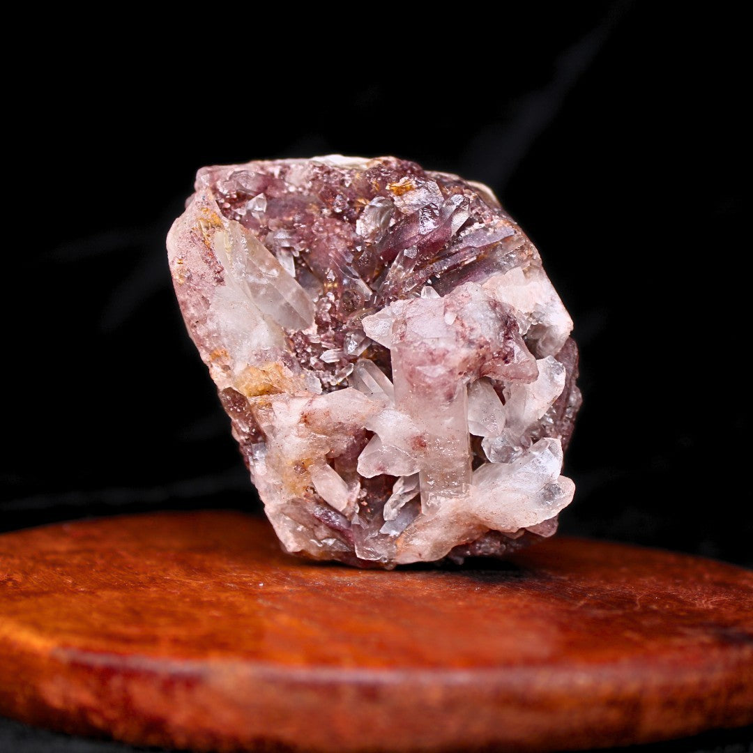 Natural Phantom Clear Quartz Healing Cluster Stone 110g 6x5 cm Crystal