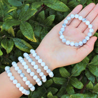 8 mm Bead Gemstone Bracelets: BUY 3 GET 1 FREE! (Stretch Crystal Bead Bracelets)