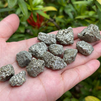 Grade A++ Small Rough Pyrite Stone, 0.5-1" Raw Pyrite Stone, Wholesale Bulk Lot