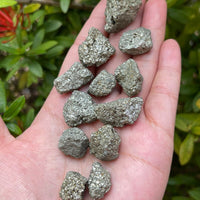 Grade A++ Small Rough Pyrite Stone, 0.5-1" Raw Pyrite Stone, Wholesale Bulk Lot