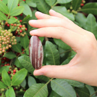 Lot of 10 Shiva Lingam Stones Medium 1.5 - 2"  Narmada River India Shiva Lingham