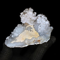 540g Rainbow Quartz Healing Cluster Raw Crystal Mineral India 12x8 cm