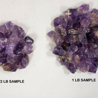 Raw Amethyst Crystal Chunks 1" to 2" - Bulk Amethyst Stones from Brazil