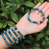 8 mm Bead Gemstone Bracelets: BUY 3 GET 1 FREE! (Stretch Crystal Bead Bracelets)