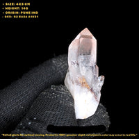 Clear Quartz Crystal Cluster 14g Rare Small Mineral Specimen from India