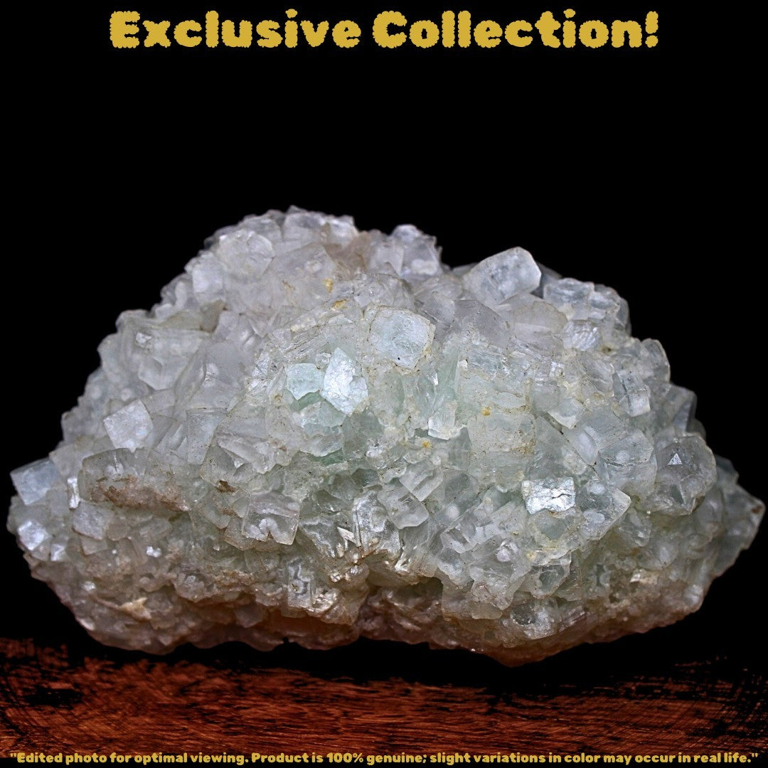 Apophyllite Heulandite Cluster 270g Cabinet Mineral Specimen India 11x6cm