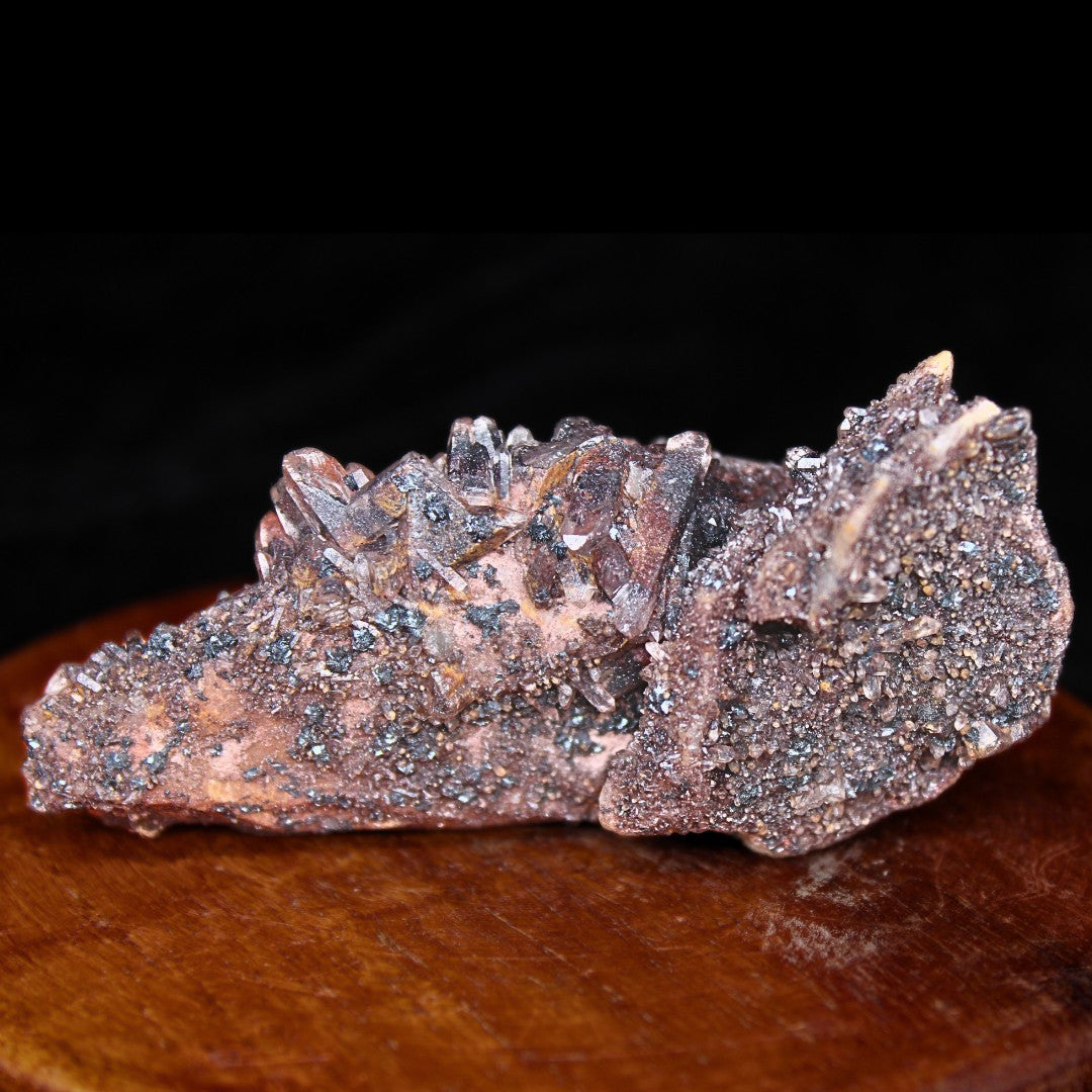 Natural Phantom Quartz Cluster 108g Healing Crystal Stone India 9x4 cm