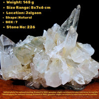 Clear Quartz Crystal Cluster 145g Natural Mineral Specimen Collectible