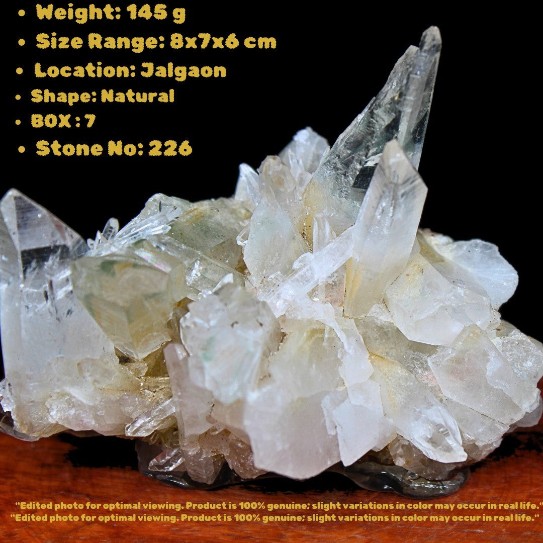 Clear Quartz Crystal Cluster 145g Natural Mineral Specimen Collectible