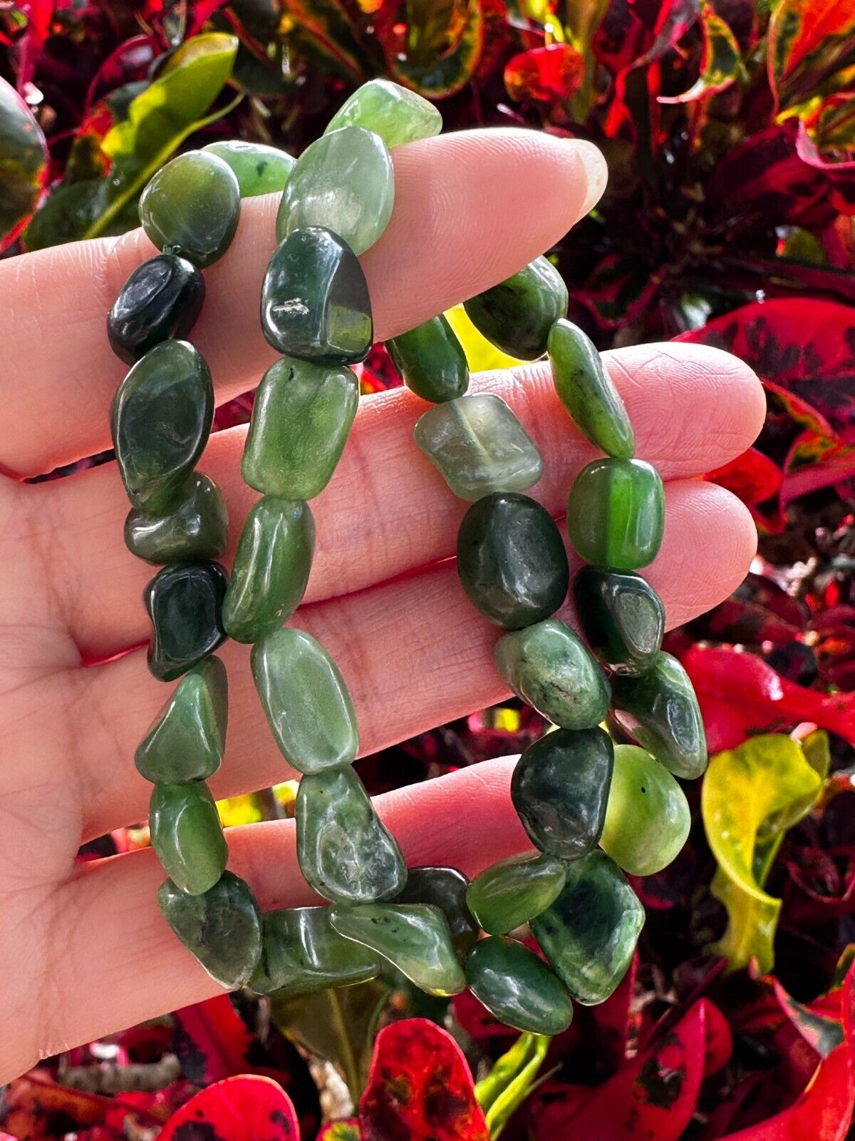 Wholesale Grade A++ Gemstone Nugget Bracelet, Choose from 18 Gemstone Types