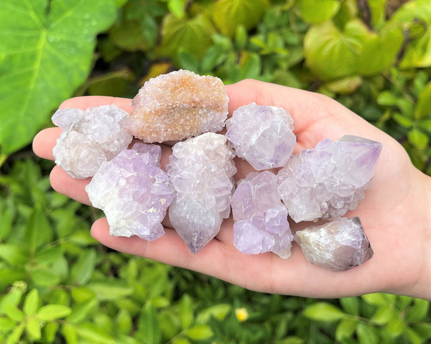 Spirit Quartz Clusters, Points & Pieces CLEARANCE Lots (Spirit Quartz Crystals)