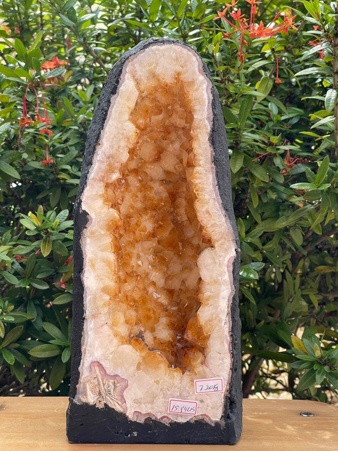 X-Large Citrine Cathedral, Citrine Geode, Honey Citrine Cluster, Pick a Weight