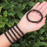 8 mm Bead Gemstone Bracelets: BUY 3 GET 1 FREE! (Stretch Crystal Bead Bracelets)