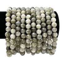 6 mm Bead Gemstone Bracelets BUY 3 GET 1 FREE - Dainty Stretch Crystal Bracelets
