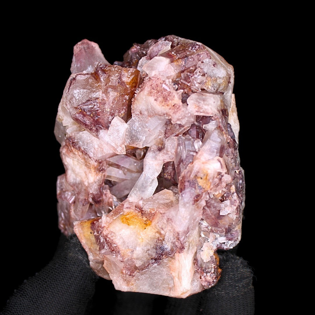Phantom Quartz Crystal Cluster 318g 9x7 cm Natural Raw Healing Stone India