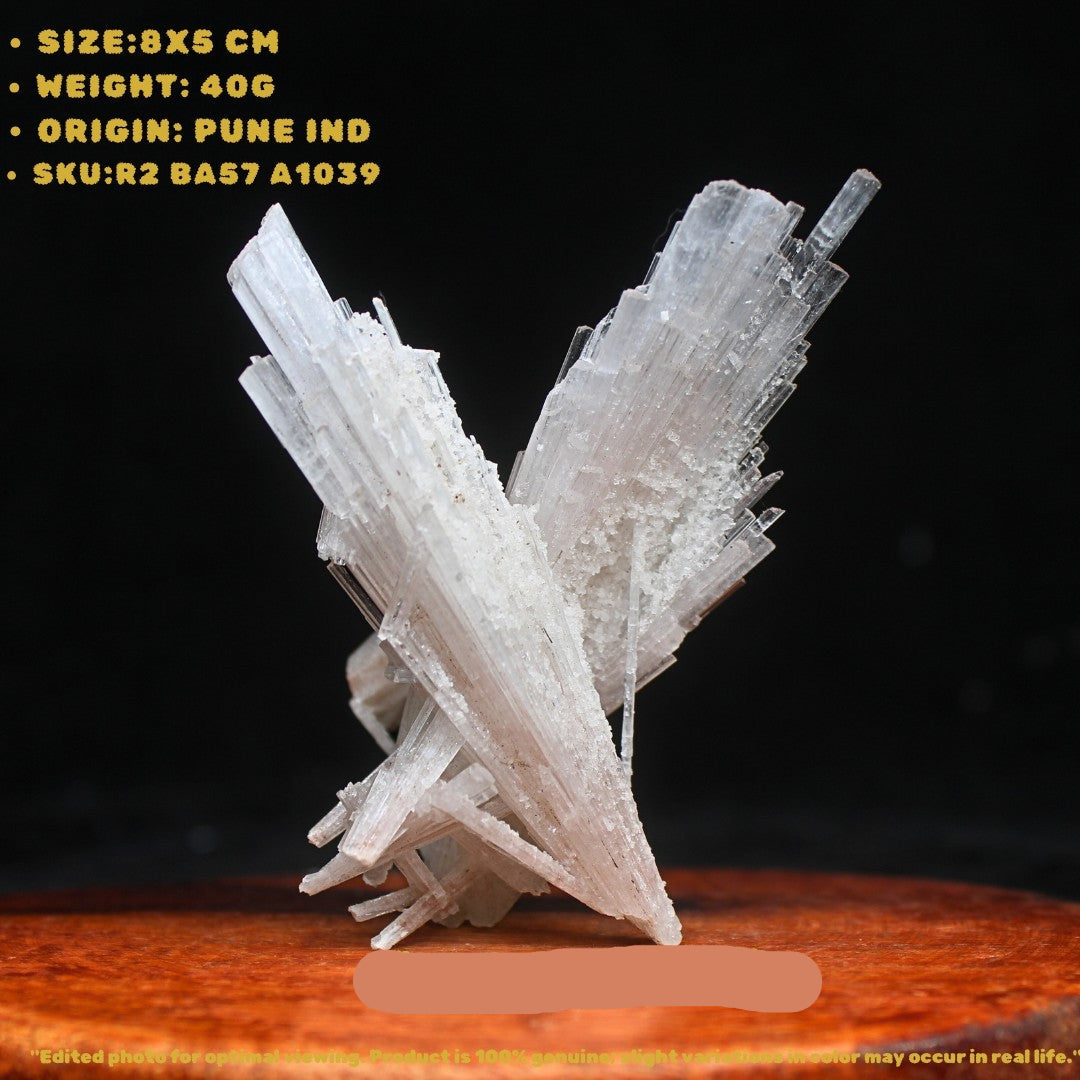 Beautiful Scolecite Healing Cluster Stone 40g 8x5 cm Spiritual Calming Crystal