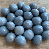 1/2 Lb Lot Tumbled Stones, 0.75-1.25" Crystal Healing Stones, Choose Stone Type