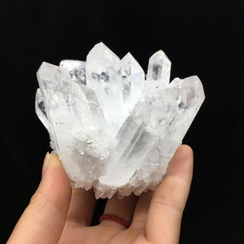 150g AAA Natural White Clear Quartz Cluster Crystal Point Healing Reiki Specimen