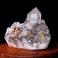 Natural Phantom Quartz Cluster 410g Healing Crystal Raw Stone India 10x6 cm