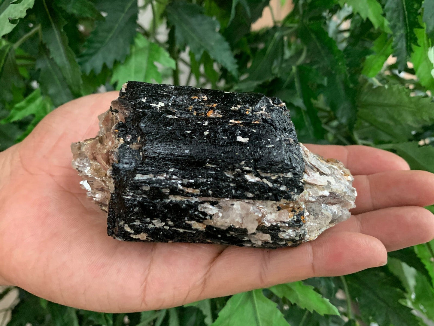 Extra Large Black Tourmaline Chunk / Rod / Log, Natural Rough Black Tourmaline